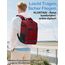 KLOSTAIN für Easyjet Handgepäck 45x36x20 Handgepäck Rucksack Reiserucksack Flugzeug Tasche Laptop Rucksack 14 Zoll für Herren Damen Schulrucksack Teenager Jungen,Rot