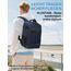 KLOSTAIN Handgepäck Rucksack 40x20x25 für Ryanair und Eurowings - Klein Reiserucksack Tasche für Flugzeug - Schulrucksack für Damen, Herren, Teenager, Tiefblau