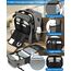 KLOSTAIN Handgepäck Rucksack 40x20x25 für Ryanair und Eurowings Travel Backpack Bag Klein Reiserucksack Tasche für Flugzeug - Schulrucksack für Damen, Herren, Teenager, Hellgrau-Melange