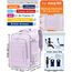 KLOSTAIN für Easyjet Handgepäck 45x36x20 Handgepäck Rucksack Reiserucksack Flugzeug Tasche Laptop Rucksack 14 Zoll für Herren Damen Schulrucksack Teenager Jungen,Lichtlila