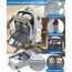 KLOSTAIN für Easyjet Handgepäck 45x36x20 Handgepäck Rucksack Reiserucksack Flugzeug Tasche Laptop Rucksack 14 Zoll für Herren Damen Schulrucksack Teenager Jungen,Hellgrau