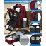 KLOSTAIN für Easyjet Handgepäck 45x36x20 Handgepäck Rucksack Reiserucksack Flugzeug Tasche Laptop Rucksack 14 Zoll für Herren Damen Schulrucksack Teenager Jungen,Rot