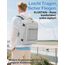 KLOSTAIN für Easyjet Handgepäck 45x36x20 Handgepäck Rucksack Reiserucksack Flugzeug Tasche Laptop Rucksack 14 Zoll für Herren Damen Schulrucksack Teenager Jungen,Hellgrau