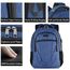 BIKROD Rucksack Herren und Damen, Schulrucksack Jungen Mädchen Teenager, Wasserdicht Rucksack | 17.3 Zoll Laptoptasche mit USB Ladeanschluss | Arbeit Reisen Wandern Backpack mit Anti Diebstahl Tasche