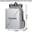 MATEIN Reise Laptop Rucksack 15,6 Zoll Multifunktion Notebook Laptoprucksack Business Arbeit Backpack Daypack Herren mit USB Ladeanschluss Geschenk Männer Damen, Grau