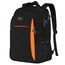 MATEIN Schulrucksack Teenager, Laptop Rucksack 17,3 Zoll Schulrucksack Jungen, Laptoptasche mit USB Ladeanschluss für Arbeit, Reisen, Wanderrucksack, Schulanfang, Essential Bag Damen, Schwarzorange