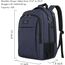 MATEIN Schulrucksack 15,6 Zoll Laptop Notebook Rucksack Backpack Schultasche für Männer mit USB Ladeanschluss Jungen Computertasche Geschenk Reisen Arbeit, Blau
