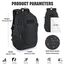 VINBAGGE Rucksack Taktischer Motorrad Wanderrucksack Outdoor Wasserdicht Trekkingrucksack 25L Campus Wandern Arbeit Schulrucksack Jungen Daypack für Herren Damen Schwarz（500D-Aufrüstung）