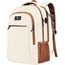 MATEIN Business Laptop Rucksack 15,6 Zoll Reise Laptoptasche mit USB Ladeanschluss Wasserabweisend Daypack Arbeit College Computer Herren Damen, Beigebraun