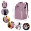 MATEIN Laptop Rucksack Damen, 17,3 Zoll Schulrucksack und Laptoptasche mit USB Ladeanschluss, Anti Diebstahl Business Rucksack für Arbeit, Reisen, Schultasche College Geschenk Männer, Lila