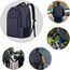 MATEIN Schulrucksack 15,6 Zoll Laptop Notebook Rucksack Backpack Schultasche für Männer mit USB Ladeanschluss Jungen Computertasche Geschenk Reisen Arbeit, Blau
