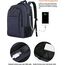 MATEIN Schulrucksack 15,6 Zoll Laptop Notebook Rucksack Backpack Schultasche für Männer mit USB Ladeanschluss Jungen Computertasche Geschenk Reisen Arbeit, Blau