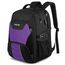 Extra Großer Rucksack Damen 55L Wasserdicht 18.4 Zoll Laptoptasche Arbeit Laptop Rucksack mit USB Ladeanschluss Anti Diebstahl Business Reisen Schulrucksack für Männer Frauen Jungen Teenager Violett
