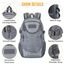 VINBAGGE Militär Rucksack Molle Taktische Motorrad Wanderrucksack Outdoor Wasserdicht Trekkingrucksack 25L Campus Jagdrucksack Schulrucksack Jungen Daypack für Herren Damen Grau