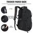 VINBAGGE Rucksack Taktischer Motorrad Wanderrucksack Outdoor Wasserdicht Trekkingrucksack 25L Campus Wandern Arbeit Schulrucksack Jungen Daypack für Herren Damen Schwarz（500D-Aufrüstung）