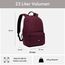 LARKSON Schulrucksack Mädchen & Jungen Teenager Rot - No 3 - Rucksack Damen & Herren für Schule - 16" Laptopfach - Aus Recyceltem PET - Wasserabweisend