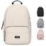 LARKSON Schulrucksack Mädchen & Jungen Teenager Beige - No 3 - Rucksack Damen & Herren für Schule - 16" Laptopfach - Aus Recyceltem PET - Wasserabweisend