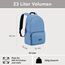 LARKSON Schulrucksack Mädchen & Jungen Teenager Hellblau - No 3 - Rucksack Damen & Herren für Schule - 16" Laptopfach - Aus Recyceltem PET - Wasserabweisend