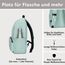 LARKSON Schulrucksack Mädchen & Jungen Teenager Mint - No 3 - Rucksack Damen & Herren für Schule - 16" Laptopfach - Aus Recyceltem PET - Wasserabweisend