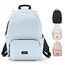 LARKSON Schulrucksack Mädchen & Jungen Teenager Hellblau - No 3 - Rucksack Damen & Herren für Schule - 16" Laptopfach - Aus Recyceltem PET - Wasserabweisend