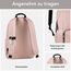 LARKSON Schulrucksack Mädchen & Jungen Teenager Rosa - No 3 - Rucksack Damen & Herren für Schule - 16" Laptopfach - Aus Recyceltem PET - Wasserabweisend