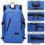 WENIG Laptop Rucksack Herren,15.6 Zoll Laptop Anti Diebstahl Rucksack Tasche Schulrucksack Business Notebook Rucksack Wasserdicht mit USB, Geschenk für Männer,Arbeit Reisen Schüler Jungen Teenager