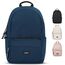 LARKSON Schulrucksack Mädchen & Jungen Teenager Dunkelblau - No 3 - Rucksack Damen & Herren für Schule - 16" Laptopfach - Aus Recyceltem PET - Wasserabweisend