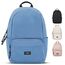 LARKSON Schulrucksack Mädchen & Jungen Teenager Hellblau - No 3 - Rucksack Damen & Herren für Schule - 16" Laptopfach - Aus Recyceltem PET - Wasserabweisend