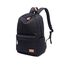 Joymoze Klassischer Einfarbiger Wasserdichter Schulrucksack für Teenager Retro Freizeit Rucksack Schwarz