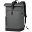 Inateck RollTop Rucksack Herren Damen 25L-30L Fahrradrucksack Schulrucksack für Uni Freizeit Job Sport Reisen, Stylische Tagesrucksack mit 17 Zoll Laptopfach, Grau