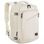 MATEIN Rucksack Handgepäck Flugzeug, Ryanair Handgepäck 40x20x25 Klein Rucksack Damen 20L, Erweiterbar Daypack Reiserucksack Flugzeug Herren, Cabin Bag für Business Weekender Reise, Beige