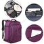 MATEIN 40x30x20 Handgepäck Damen, Handgepäck Rucksack Reisetasche Medium Business Arbeit Frauen Expandable Wasserabweisend Lightweight Cabin Bag, Violett