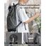 Inateck RollTop Rucksack Herren Damen 25L-30L Fahrradrucksack Schulrucksack für Uni Freizeit Job Sport Reisen, Stylische Tagesrucksack mit 17 Zoll Laptopfach, Grau