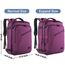 MATEIN Groß Rucksack Herren 50L, Air France Travel Backpack Erweiterbar Arbeitsrucksack Wasserabweisend Reiserucksack 55x35x25cm Carry-On Damen Cabin Bag Tagesrucksack für Bussiness, Violett