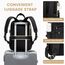 LOVEVOOK Rucksack Damen Klein, 14 Zoll Laptop Rucksack mit Laptopfach, Kleiner Wasserdicht Daypack Elegant Mini für Schule Uni Reise Arbeit, Schwarz