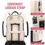 LOVEVOOK 17 Zoll Laptop Rucksack Schulrucksack Mädchen Teenager Rucksack Damen mit Laptopfach, Wasserdichter Schultasche Daypack für Schule Uni Reisen Arbeit, Schwarz Beige