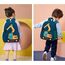 LOIDOU Kinderrucksack Jungen Kinder Rucksack Tagesrucksack Vorschulrucksack Kleinkind Kindergartentasche Schulrucksack für Schule die Kita