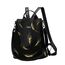 Fmeida Rucksack Damen diebstahlsicher Taschenrucksack 2 in 1 Nylon Handtaschen Wasserdichte Schultertasche Casual Daypack Klein Cityrucksack Reiserucksack für Frauen Mädchen Feder Gelb