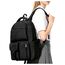 HYC00 Schulrucksack Mädchen Jungen Schultasche Teenager Tagesrucksack Leichter Rucksack Schule Damen Laptop Rucksack 15,6 Zoll Wasserdichter Schulranzen Aesthetic Backpack Women für Schule Uni,Schwarz