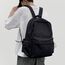 HYC00 Schulrucksack Damen, Causal Travel Schultaschen 14 Zoll Laptop Rucksack für Mädchen im Teenageralter Leichter Rucksack Wasserabweisend Bookbag College Boys Men Work Daypack,Schwarz