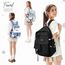 HYC00 Schulrucksack Teenager Mädchen Jungen Schulranzen Rucksack Damen Schule College Backpack Wasserdicht Schultasche 14 Zoll Laptop Rucksack für Die Schule Reise Tagesrucksack School Bag,Königs Blau