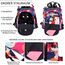 Fmeida Rucksack diebstahlsicher Damen Taschenrucksack 2 in 1 Nylon Handtaschen Wasserdichte Schultertasche Casual Daypack Klein Cityrucksack Reiserucksack für Frauen Mädchen Gepunktet