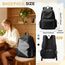 HYC00 Schulrucksack Teenager Mädchen Schultaschen Causal Daypacks Damen College Rucksack Leichter Rucksack Mädchen Teenager Schule Schultasche Wasserdicht Laptop Rucksack 14 zoll Backpack,Schwarz