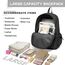 HYC00 Schulrucksack Teenager Mädchen Schultaschen Leichter Schultasche Mädchen Jungen Büchertasche School Backpack Girls College Rucksack Wasserdichter Laptop Rucksack Damen Casual Daypacks,Schwarz