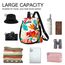 Fmeida Damen Rucksack Elegant Handtasche diebstahlsicher Taschenrucksack 2 in 1 Groß Rucksacktasche Wasserdicht Backpack Shopper Schultertasche Daypacks Tropischer Regenwald