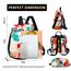 Fmeida Damen Rucksack Elegant Handtasche diebstahlsicher Taschenrucksack 2 in 1 Groß Rucksacktasche Wasserdicht Backpack Shopper Schultertasche Daypacks Tropischer Regenwald