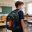 Asge Schulrucksack Jungen Teenager Schultaschen Mädchen Ranzen Ergonomischem Kinder Rucksäcke Fußball Druck Schulranzen für 8 10 14 Jahre School Bags for Boys Wasserdicht Schulranzen Groß für Schule