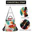 Fmeida Damen Rucksack Elegant Handtasche diebstahlsicher Taschenrucksack 2 in 1 Groß Rucksacktasche Wasserdicht Backpack Shopper Schultertasche Daypacks Tropischer Regenwald