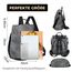 Fmeida Rucksack Leder Damen Anti Diebstahl Handtaschen Wasserdichte Schulrucksack 2 in 1 Schultertasche Shopper Casual Daypack Reiserucksack für Frauen Mädchen Grau