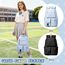 HYC00 Schulrucksack Mädchen Damen Schulranzen Schultasche Jungen Teenager Leichter Rucksack Schule Damen Casual Daypacks Travel Work Backpack Tagesrucksack College Bookbag Aesthetic School Bag,Blau